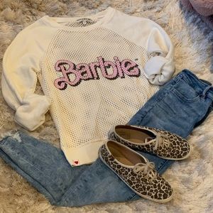 Wildfox Barbie sweatshirt top shirt size small